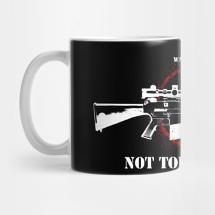 Not Today Satan Sniper Tee Mug